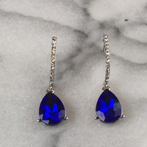 Royal Blue Teardrop Earrings
